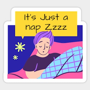 most likely to take a nap Sticker Sticker